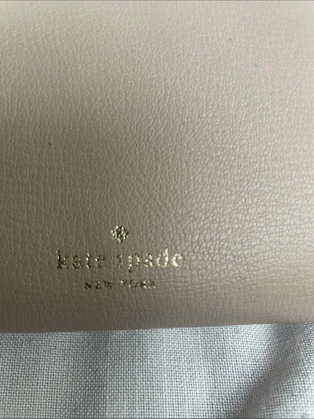 kate spade Blush Pebbled Leather Zip Around Wallet & Coin Holder